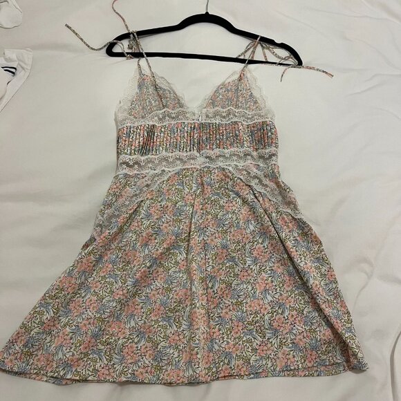 For Love And Lemons Multicolor Lace Mini Dress - Picture 3 of 4